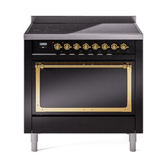 ILVE Nostalgie II Noblesse 36 inch Induction Range with 5 Elements - UNI366 - The Home Selection