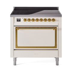 ILVE Nostalgie II Noblesse 36 inch Induction Range with 5 Elements - UNI366 - The Home Selection