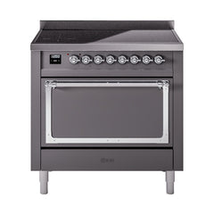 ILVE Nostalgie II Noblesse 36 inch Induction Range with 5 Elements - UNI366 - The Home Selection