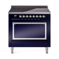 ILVE Nostalgie II Noblesse 36 inch Induction Range with 5 Elements - UNI366 - The Home Selection