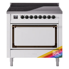 ILVE Nostalgie II Noblesse 36 inch Induction Range with 5 Elements - UNI366 - The Home Selection