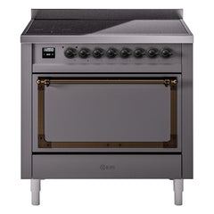 ILVE Nostalgie II Noblesse 36 inch Induction Range with 5 Elements - UNI366 - The Home Selection