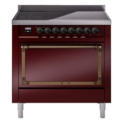 ILVE Nostalgie II Noblesse 36 inch Induction Range with 5 Elements - UNI366 - The Home Selection