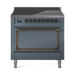 ILVE Nostalgie II Noblesse 36 inch Induction Range with 5 Elements - UNI366 - The Home Selection