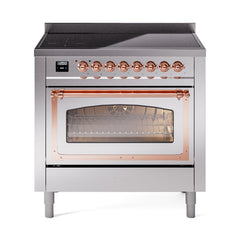 ILVE Nostalgie II Noblesse 36 inch Induction Range with 5 Elements - UNI366 - The Home Selection