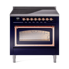 ILVE Nostalgie II Noblesse 36 inch Induction Range with 5 Elements - UNI366 - The Home Selection