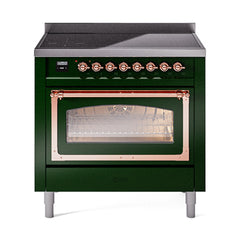 ILVE Nostalgie II Noblesse 36 inch Induction Range with 5 Elements - UNI366 - The Home Selection