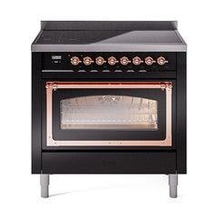 ILVE Nostalgie II Noblesse 36 inch Induction Range with 5 Elements - UNI366 - The Home Selection