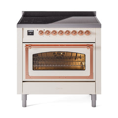 ILVE Nostalgie II Noblesse 36 inch Induction Range with 5 Elements - UNI366 - The Home Selection
