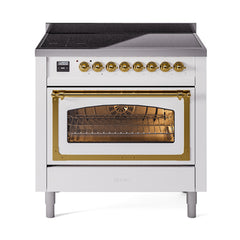 ILVE Nostalgie II Noblesse 36 inch Induction Range with 5 Elements - UNI366 - The Home Selection