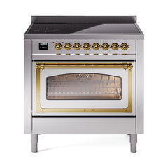 ILVE Nostalgie II Noblesse 36 inch Induction Range with 5 Elements - UNI366 - The Home Selection