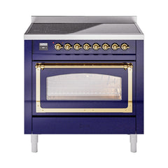 ILVE Nostalgie II Noblesse 36 inch Induction Range with 5 Elements - UNI366 - The Home Selection