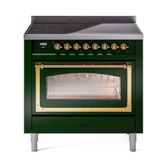 ILVE Nostalgie II Noblesse 36 inch Induction Range with 5 Elements - UNI366 - The Home Selection