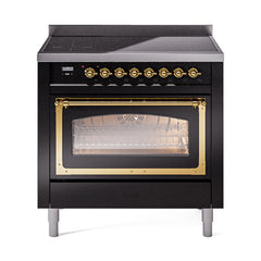 ILVE Nostalgie II Noblesse 36 inch Induction Range with 5 Elements - UNI366 - The Home Selection