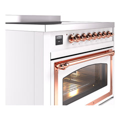 ILVE Nostalgie II Noblesse 36 inch Induction Range with 5 Elements - UNI366 - The Home Selection