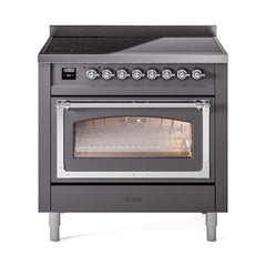 ILVE Nostalgie II Noblesse 36 inch Induction Range with 5 Elements - UNI366 - The Home Selection