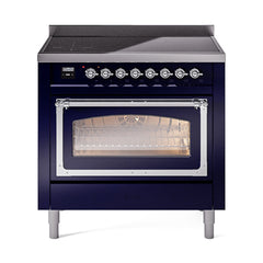 ILVE Nostalgie II Noblesse 36 inch Induction Range with 5 Elements - UNI366 - The Home Selection