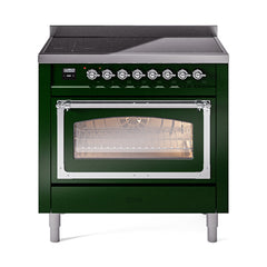 ILVE Nostalgie II Noblesse 36 inch Induction Range with 5 Elements - UNI366 - The Home Selection