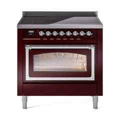 ILVE Nostalgie II Noblesse 36 inch Induction Range with 5 Elements - UNI366 - The Home Selection