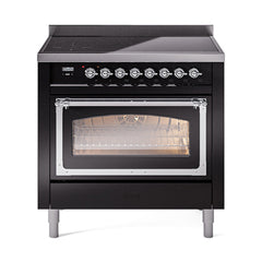 ILVE Nostalgie II Noblesse 36 inch Induction Range with 5 Elements - UNI366 - The Home Selection