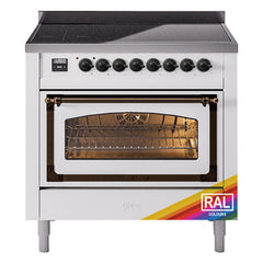 ILVE Nostalgie II Noblesse 36 inch Induction Range with 5 Elements - UNI366 - The Home Selection