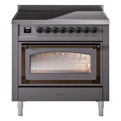 ILVE Nostalgie II Noblesse 36 inch Induction Range with 5 Elements - UNI366 - The Home Selection