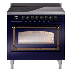 ILVE Nostalgie II Noblesse 36 inch Induction Range with 5 Elements - UNI366 - The Home Selection