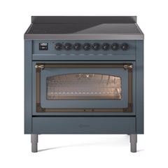 ILVE Nostalgie II Noblesse 36 inch Induction Range with 5 Elements - UNI366 - The Home Selection