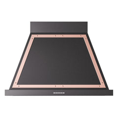 ILVE Nostalgie II Noblesse 36 Inch Wall Mount Range Hood 600 CFM LED Retro Style - UANB36 - The Home Selection