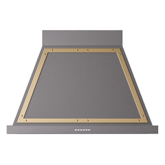 ILVE Nostalgie II Noblesse 36 Inch Wall Mount Range Hood 600 CFM LED Retro Style - UANB36 - The Home Selection