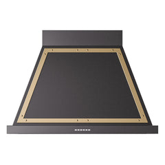 ILVE Nostalgie II Noblesse 36 Inch Wall Mount Range Hood 600 CFM LED Retro Style - UANB36 - The Home Selection