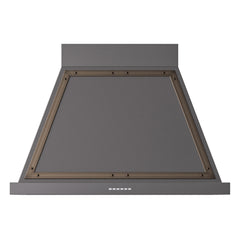 ILVE Nostalgie II Noblesse 36 Inch Wall Mount Range Hood 600 CFM LED Retro Style - UANB36 - The Home Selection