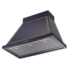 ILVE Nostalgie II Noblesse 36 Inch Wall Mount Range Hood 600 CFM LED Retro Style - UANB36 - The Home Selection