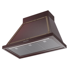 ILVE Nostalgie II Noblesse 36 Inch Wall Mount Range Hood 600 CFM LED Retro Style - UANB36 - The Home Selection