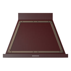 ILVE Nostalgie II Noblesse 36 Inch Wall Mount Range Hood 600 CFM LED Retro Style - UANB36 - The Home Selection