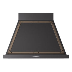 ILVE Nostalgie II Noblesse 36 Inch Wall Mount Range Hood 600 CFM LED Retro Style - UANB36 - The Home Selection