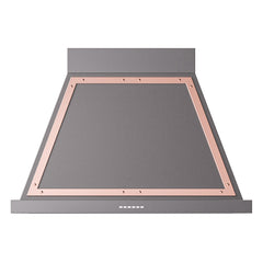 ILVE Nostalgie II Noblesse 36 Inch Wall Mount Range Hood 600 CFM LED Retro Style - UANB36 - The Home Selection