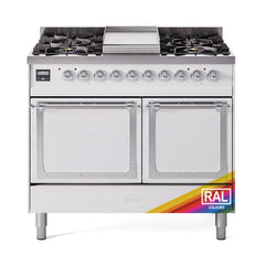 ILVE Nostalgie II Noblesse 40" Dual Fuel Range with 6 Burners Solid Door - UND40FQNMP - The Home Selection