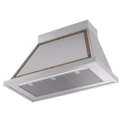 ILVE Nostalgie II Noblesse 40 Inch Wall Mount Range Hood 600 CFM LED Retro Style - UANB40 - The Home Selection