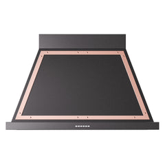 ILVE Nostalgie II Noblesse 40 Inch Wall Mount Range Hood 600 CFM LED Retro Style - UANB40 - The Home Selection