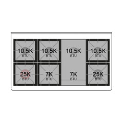 ILVE Nostalgie II Noblesse 48 inch Dual Fuel Range 8 Sealed Burners + Griddle, Triple Glass Door - UN48FNM - The Home Selection