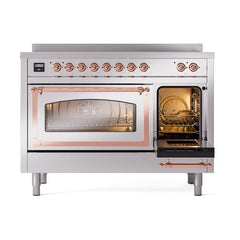 ILVE Nostalgie II Noblesse 48 inch Induction Range with 6 Elements - UNI486 - The Home Selection