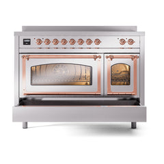 ILVE Nostalgie II Noblesse 48 inch Induction Range with 6 Elements - UNI486 - The Home Selection
