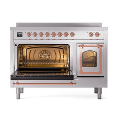 ILVE Nostalgie II Noblesse 48 inch Induction Range with 6 Elements - UNI486 - The Home Selection