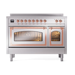 ILVE Nostalgie II Noblesse 48 inch Induction Range with 6 Elements - UNI486 - The Home Selection