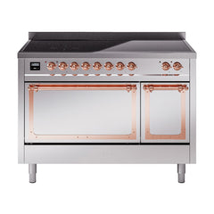 ILVE Nostalgie II Noblesse 48 inch Induction Range with 6 Elements - UNI486 - The Home Selection