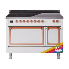 ILVE Nostalgie II Noblesse 48 inch Induction Range with 6 Elements - UNI486 - The Home Selection