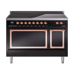 ILVE Nostalgie II Noblesse 48 inch Induction Range with 6 Elements - UNI486 - The Home Selection