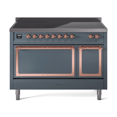 ILVE Nostalgie II Noblesse 48 inch Induction Range with 6 Elements - UNI486 - The Home Selection