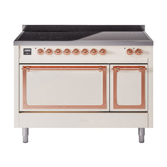 ILVE Nostalgie II Noblesse 48 inch Induction Range with 6 Elements - UNI486 - The Home Selection